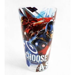 NEW CIVIL WAR IRON MAN CAPTAIN AMERICA Pint Glass Cup 16oz